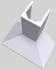Vent-A-Hood® 36" White Wall Mounted Range Hood-1