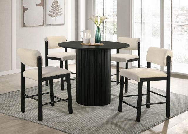Coaster® Hamlyn Black Counter Dining Table-4