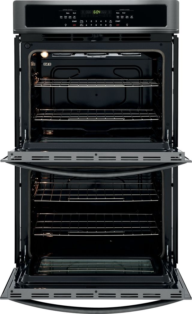 Frigidaire® 30" Black Stainless Steel Electric Built In Double Oven-1