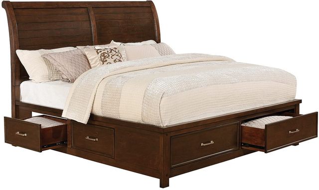 Coaster® Barstow 4 Piece Pinot Noir Storage Bedroom Set-1