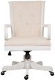 Magnussen Home® Bronwyn Alabaster Upholstered Swivel Chair-2