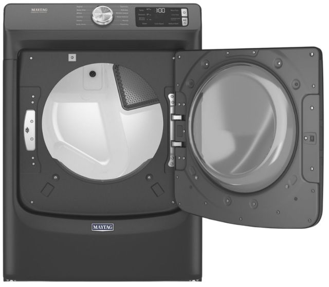 Maytag® 7.3 Cu. Ft. Volcano Black Front Load Gas Dryer with Extra Power and Quick Dry Cycle -1