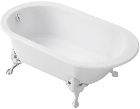 KOHLER® Iron Works® Historic™ White 66" x 36" Freestanding Bath-0