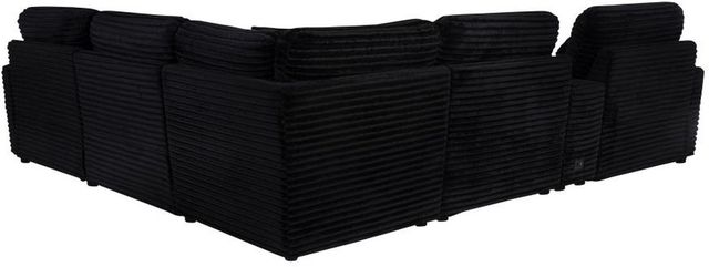 Coaster® Collins 6-Piece Black Modular Power Reclining Sectional-4