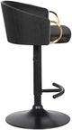 Armen Living Solstice Black Adjustable Height Stool-3