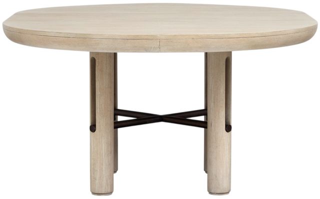 Magnussen Home® Sunset Cove Sanibel Brown Extendable Round Dining Table-3