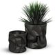 Le Present Paperbag Anthracite 18" Planter-2