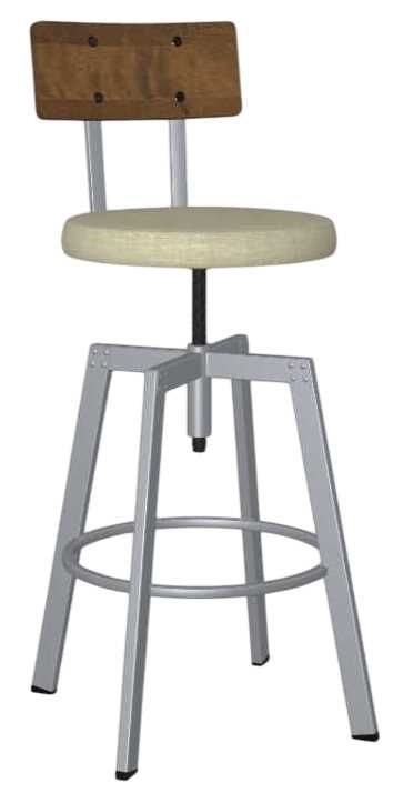 Amisco Customizable Architect Backrest Adjustable Stool-2