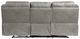 Homelegance® Aram Gray Double Glider Manual Reclining Sofa-4