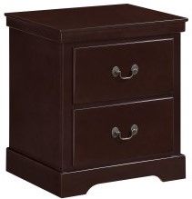 Mazin Furniture Seabright Cherry Nightstand-1