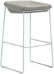 EQ3 Mackenzie Light Grey/White Bar Stool-0