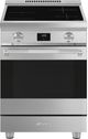 Smeg Professional Series 24" Stainless Steel Pro Style Induction Range-0