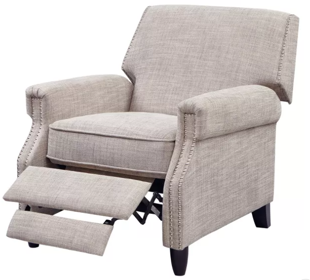 Olliix by Madison Park Sand Julian Push Back Recliner-1