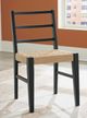 Millennium® by Ashley Isanti Black/Light Brown Dining Side Chair-2