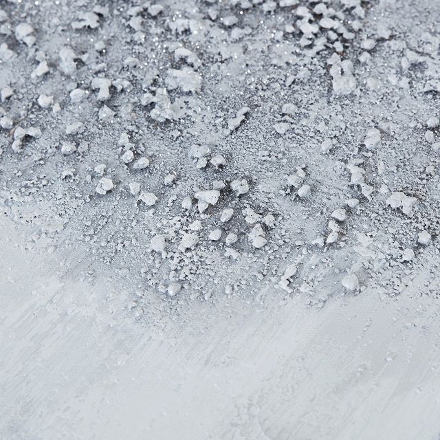 Olliix by Madison Park Grey Luminous 3 Piece Grey Hand Painted Heavy Textured Glitz Canvas Set-2