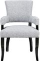Olliix by Madison Park Grey Dawson Arm Dining Chair-1