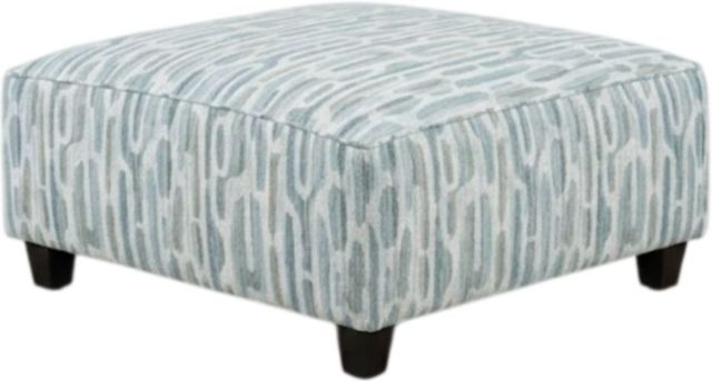 Fusion Furniture Noem French Blue Ottoman-0
