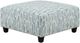 Fusion Furniture Noem French Blue Ottoman-0