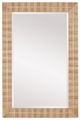 Currey & Company Dezi Brass/Natural Rectangular Mirror-0