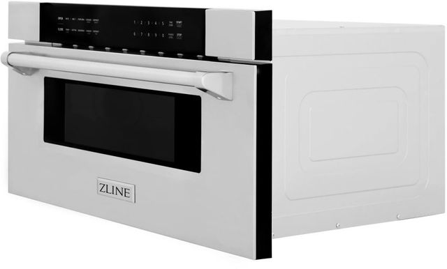 Zline 1.2 Cu. Ft. Stainless Steel Built In Microwave Drawer-3