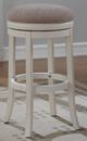 American Woodcrafters Aversa Distressed Antique White/Gray 30" Barstool-0
