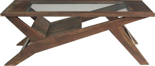 Signature Design by Ashley® Haffenburg 2-Piece Warm Brown Living Room Table Set-1