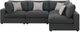 Coaster® Serene 4-Piece Charcoal Modular Sectional-3