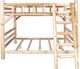 Best Craft Furniture W41 White Cedar Queen Over Queen Bunk Bed-0