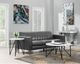Elements International Cedric 2-Piece Black Occasional Table Set-0