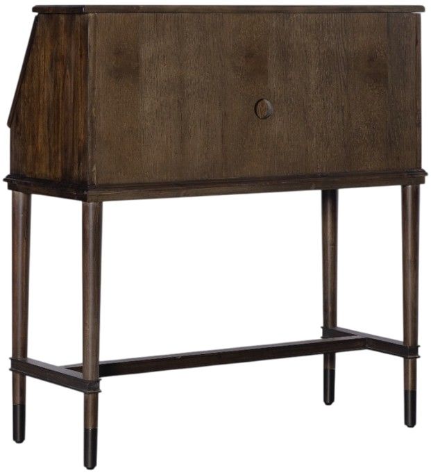 Hooker® Furniture Commerce and Market Secretariat Dark Natural Secretary Desk-3