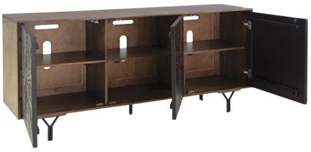 Signature Design by Ashley® Lavinmont Multi Brown Accent Cabinet-2