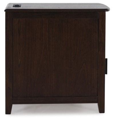 Signature Design by Ashley® Devonsted Dark Brown Chairside End Table-3