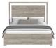 Elements International San Matteo Dual Tone King Panel Bed-1