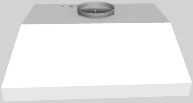 Vent-A-Hood® 36" White Wall Mounted Liner Insert