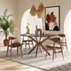 VIG Furniture Modrest Prospect Walnut 59" Round Dining Table-2