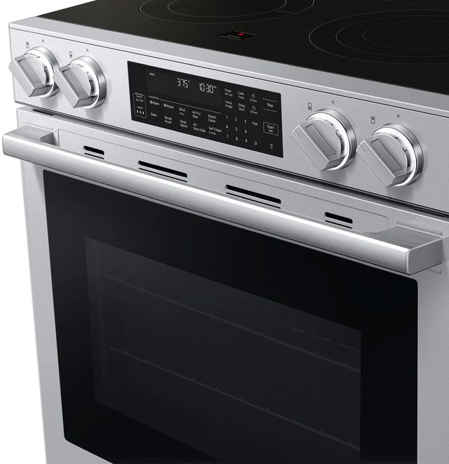 Samsung Bespoke 25" Stainless Steel Smart Slide-In Electric Range with Illuminated Precision Knobs-3