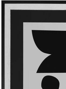 Stylecraft Black/Light Gray Framed Print-1