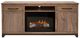 International Furniture Direct Natural Parota Brown 70" TV Stand-1