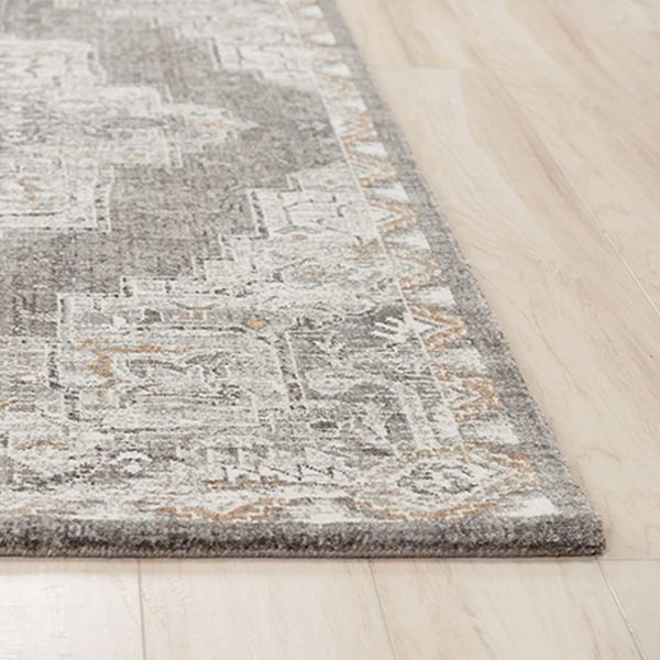 Rizzy Home Anatolia Light Gray 5'x8' Rectangular Rug-4