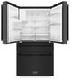 ZLINE 36" 22.5 cu. ft Fingerprint Resistant Black Stainless Steel 4-Door French Door Refrigerator with Ice Maker and Water Filter -1