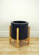 Le Present Century Navy Blue 18" Planter-4