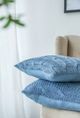 A & B Home Blue Cable Knit Throw Pillow-2