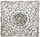 A & B Home Black/White Carved Out Wood Panel-0