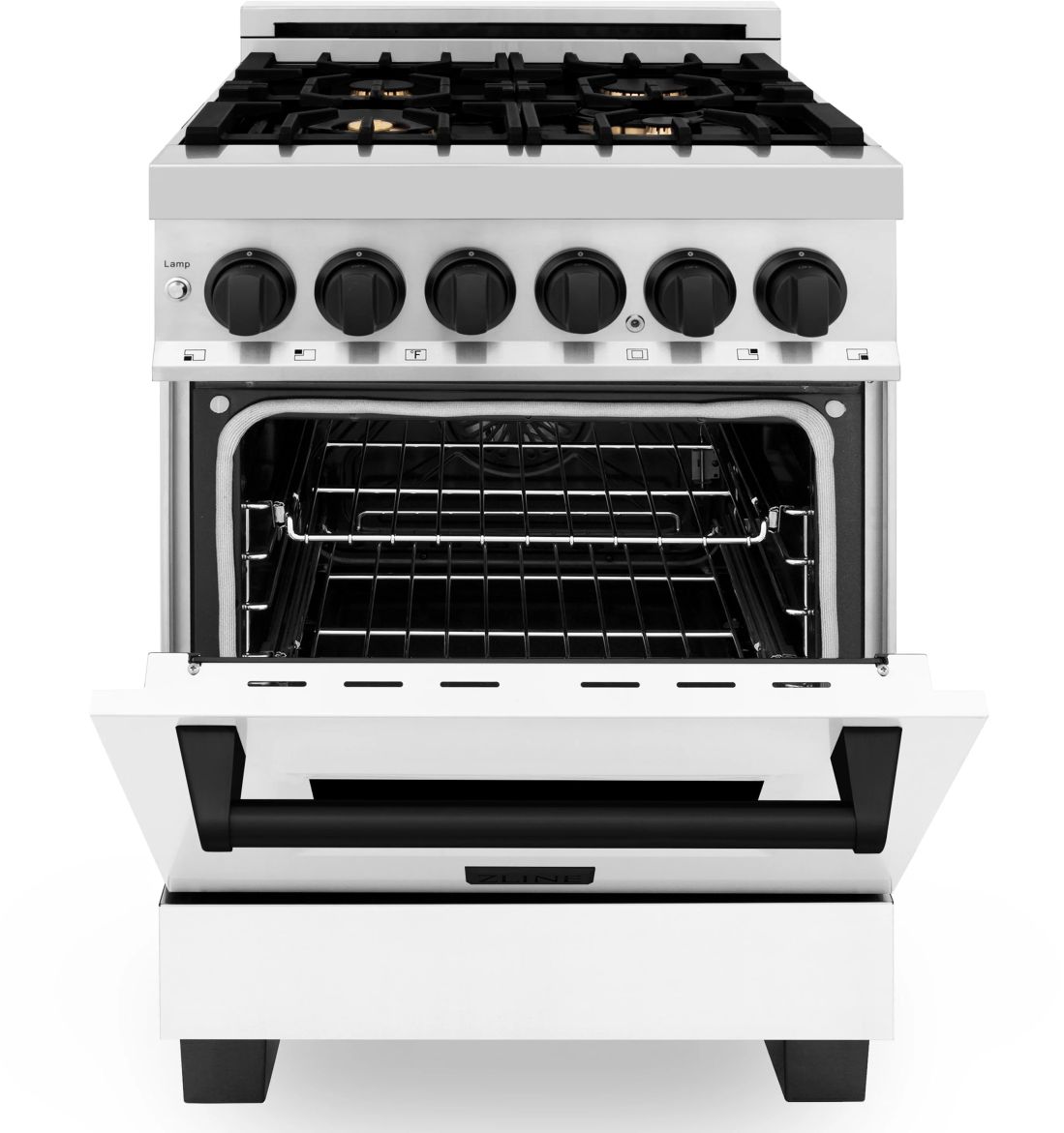 ZLINE Autograph Edition 24" Pro Style Dual Fuel Range - Thumbnail 2