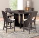 Furniture of America® Sterling West 7-Piece Ash Gray Counter Table Set-0