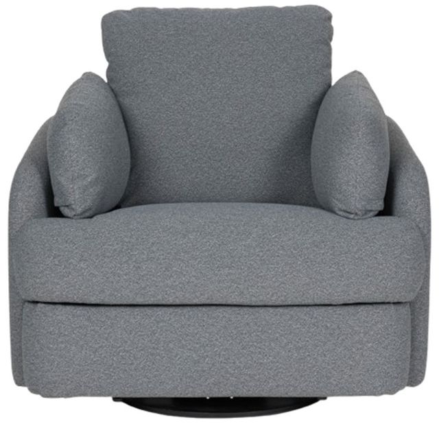 Signature Design by Ashley® Alainmont Salt and Pepper Swivel Power Recliner-3