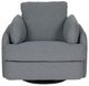 Signature Design by Ashley® Alainmont Salt and Pepper Swivel Power Recliner-3