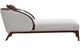 Michael Amini® Houston Gray/Walnut Chaise-2