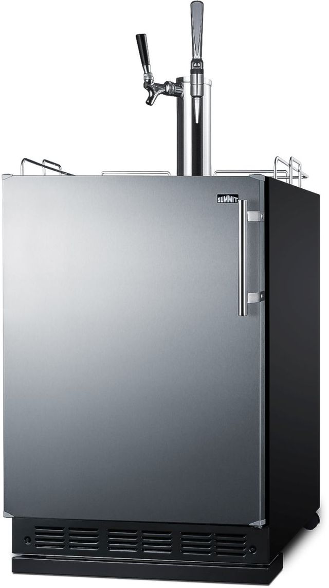 Summit® 24" Stainless Steel Cold Brew/Nitro Coffee Kegerator-1