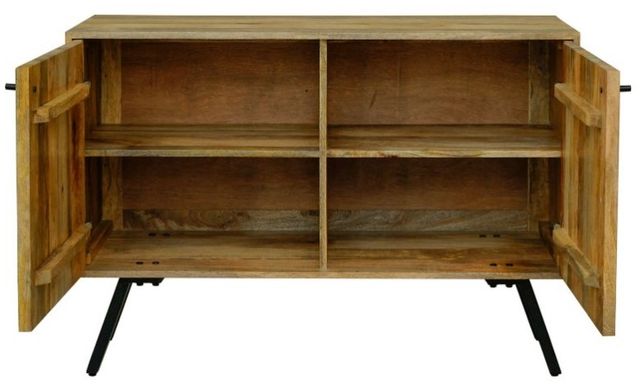 Jaipur Furniture Amar Brown 2-Door Sideboard with Iron Base-2